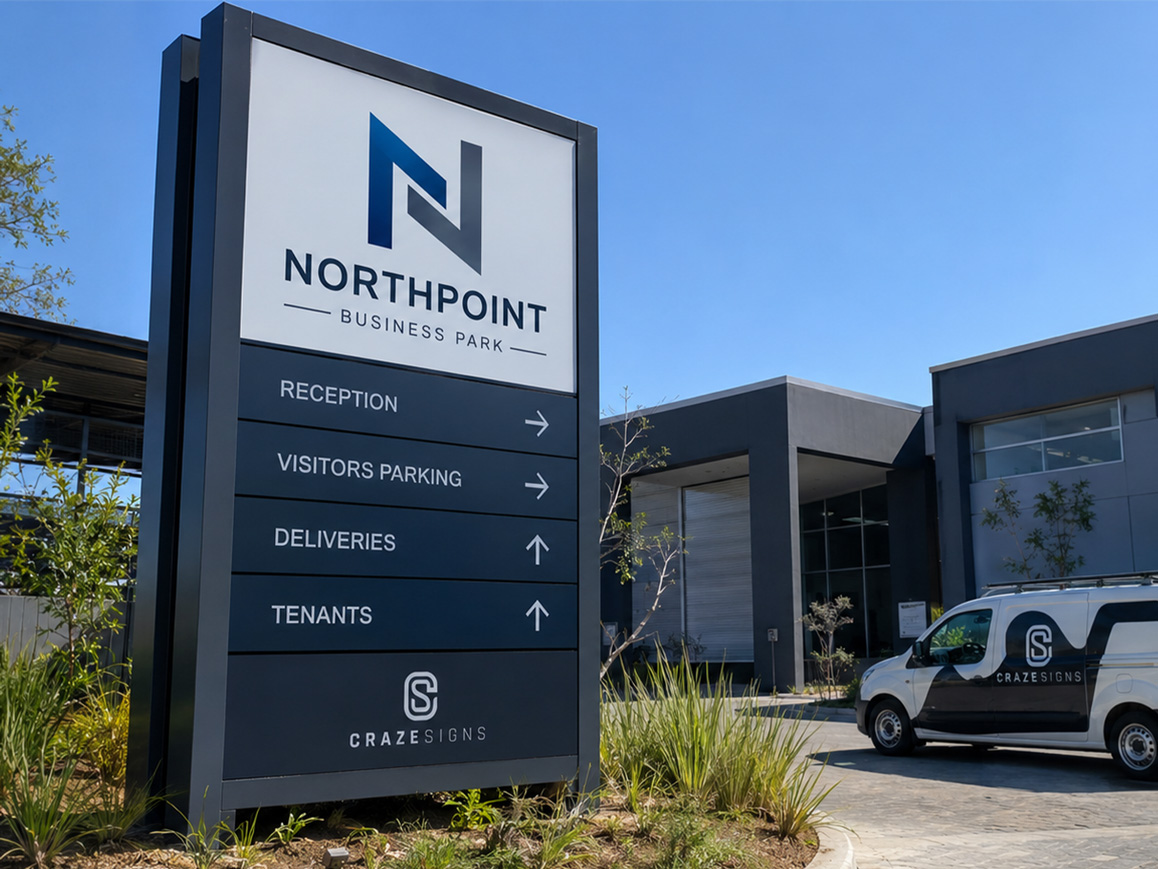 External signage installation