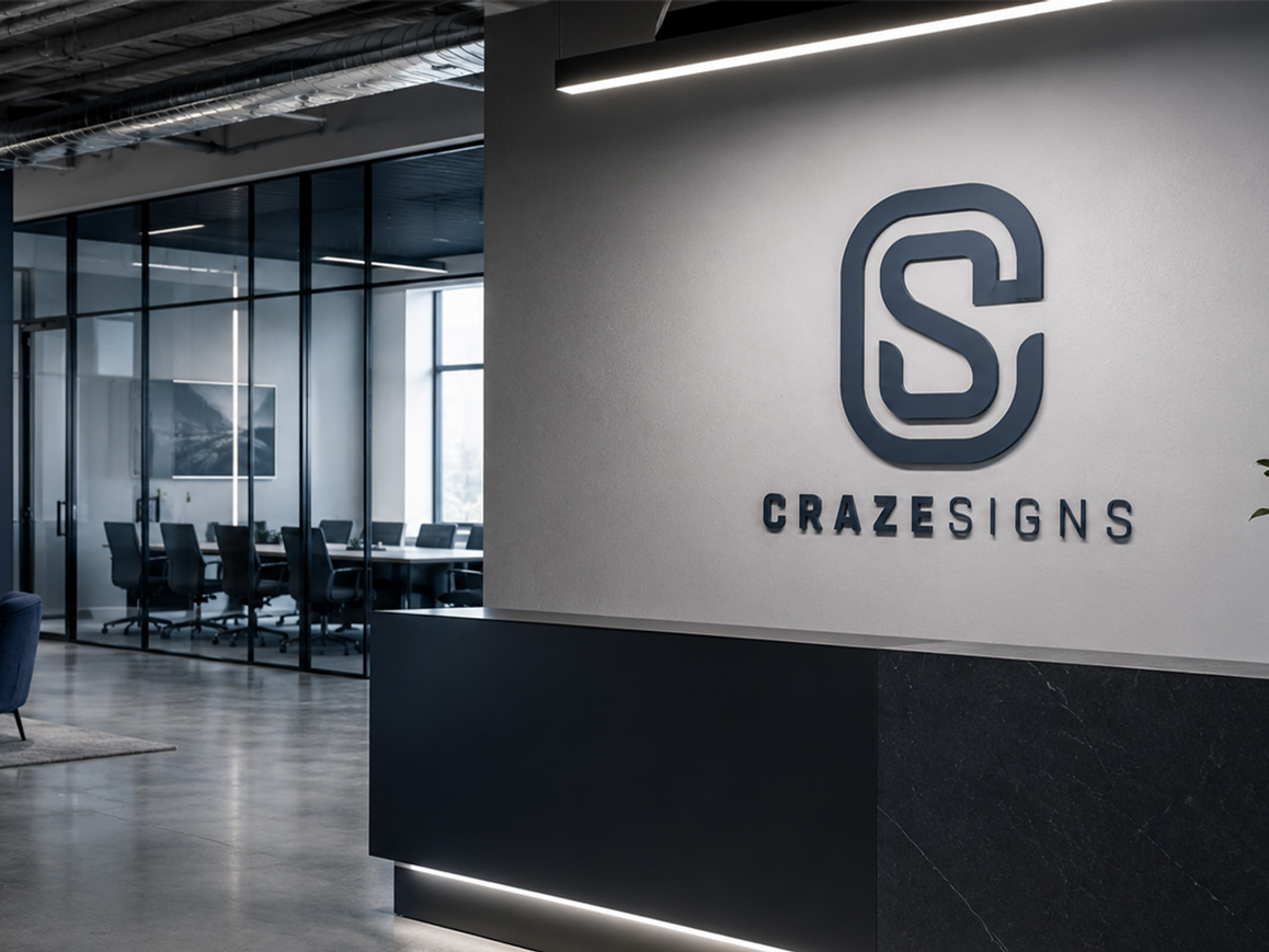 Internal signage display